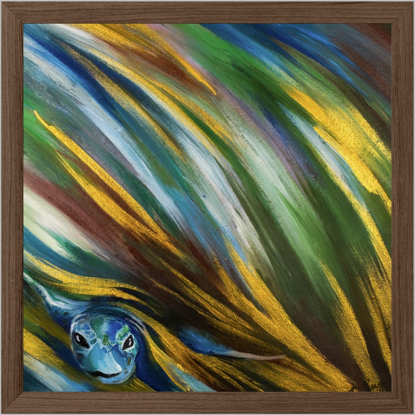 Turtle Breeze – Fine Art Print (12x12)