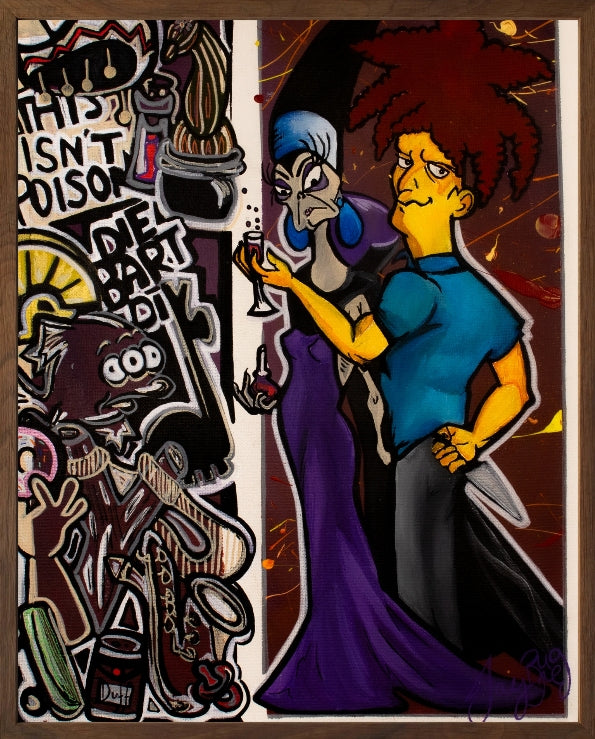 16 inch × 20 inch A Villain's Passion Poster Print | Brugs Creations