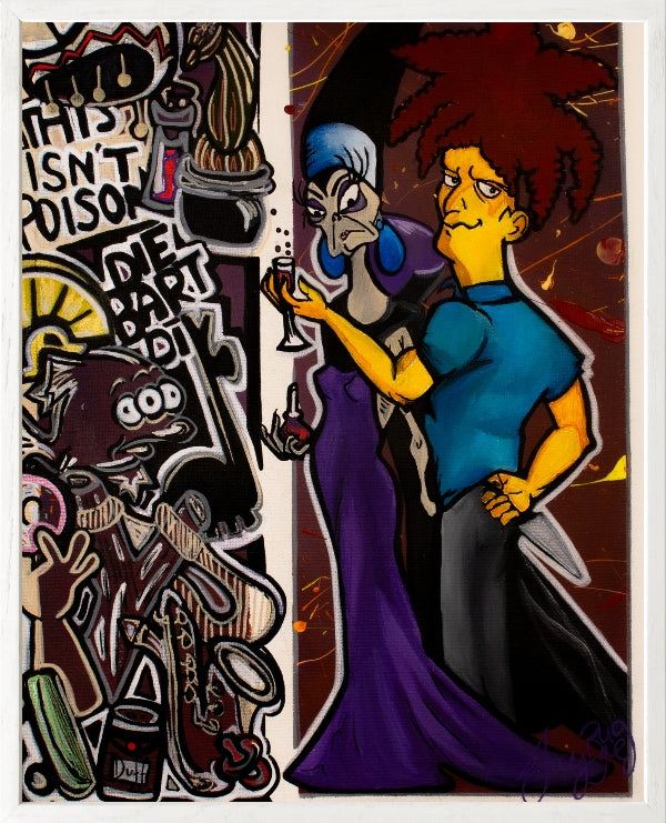 16 inch × 20 inch A Villain's Passion Poster Print | Brugs Creations
