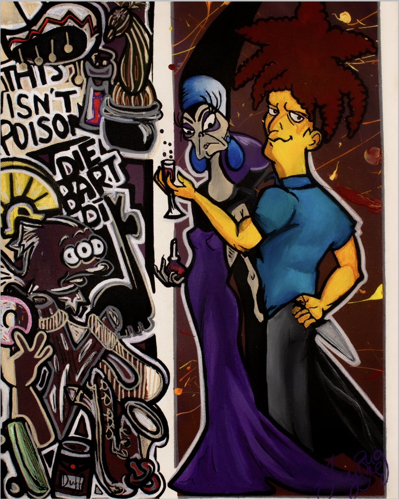 A Villain’s Passion – Fine Art Print (16x20)