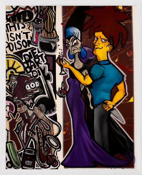 16 inch x 20 inch A Villain's Passion Fine Art Print | Brugs Creations