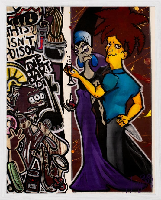 16 inch x 20 inch A Villain's Passion Fine Art Print | Brugs Creations