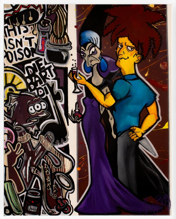 16 inch × 20 inch A Villain's Passion Poster Print | Brugs Creations