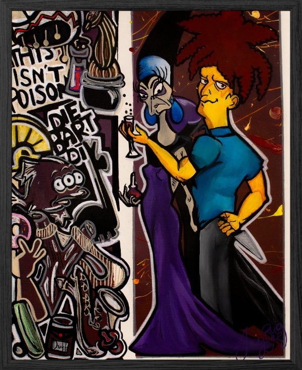 16 inch x 20 inch A Villain's Passion Fine Art Print | Brugs Creations