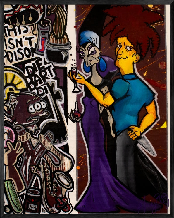16 inch × 20 inch A Villain's Passion Poster Print | Brugs Creations