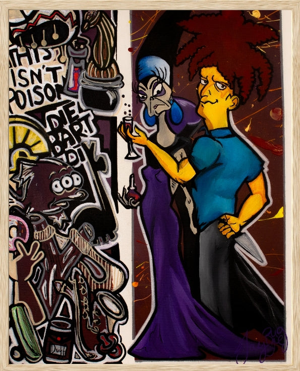 16 inch × 20 inch A Villain's Passion Poster Print | Brugs Creations