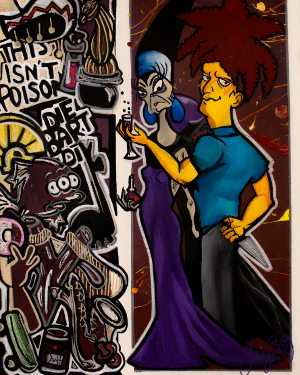 16 inch x 20 inch A Villain's Passion Fine Art Print | Brugs Creations