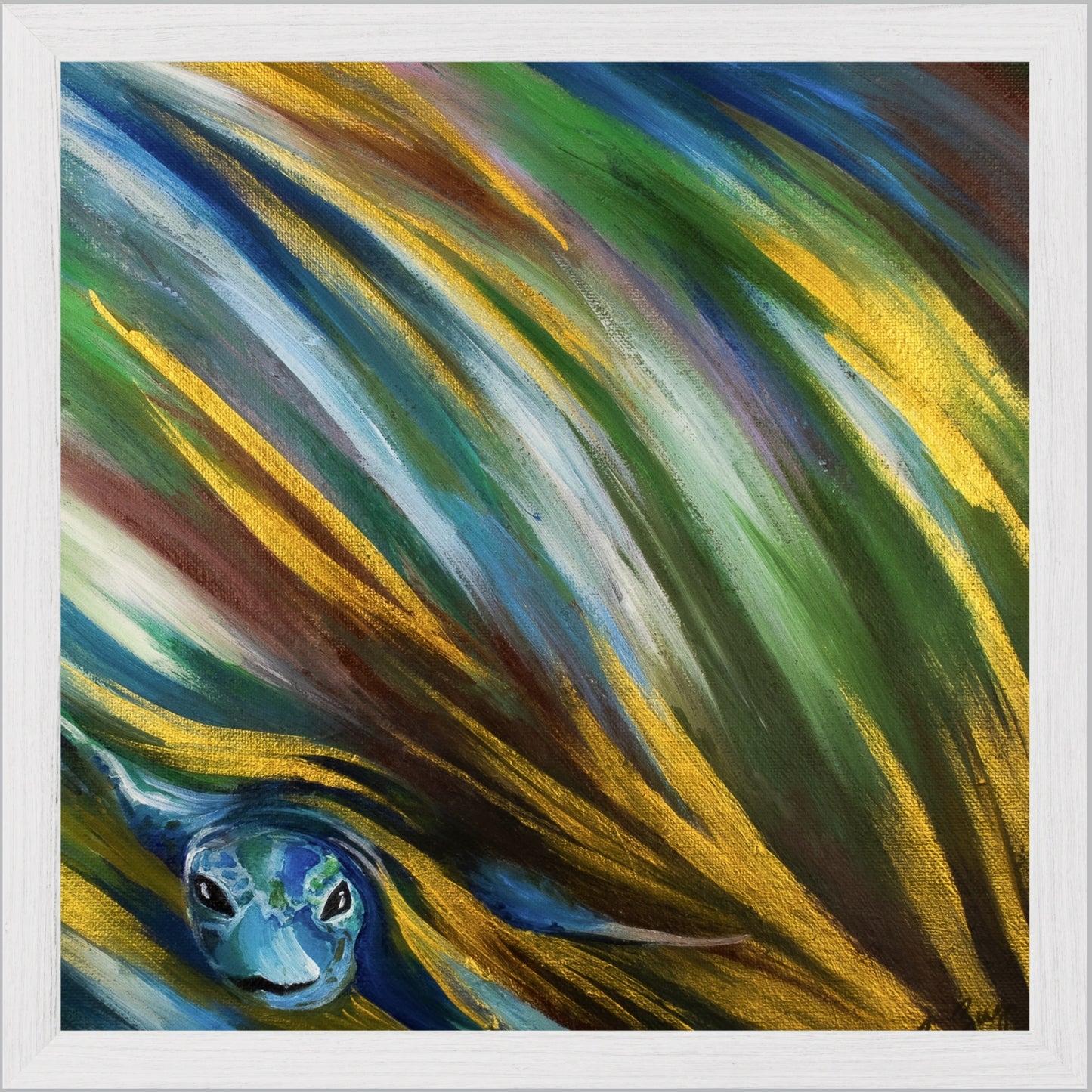 Turtle Breeze – Fine Art Print (12x12)