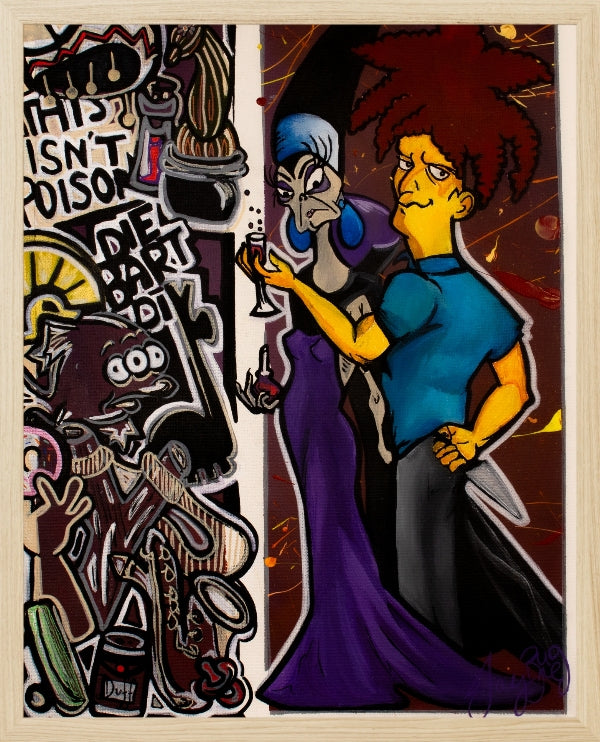 16 inch x 20 inch A Villain's Passion Fine Art Print | Brugs Creations