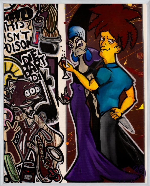 16 inch × 20 inch A Villain's Passion Poster Print | Brugs Creations